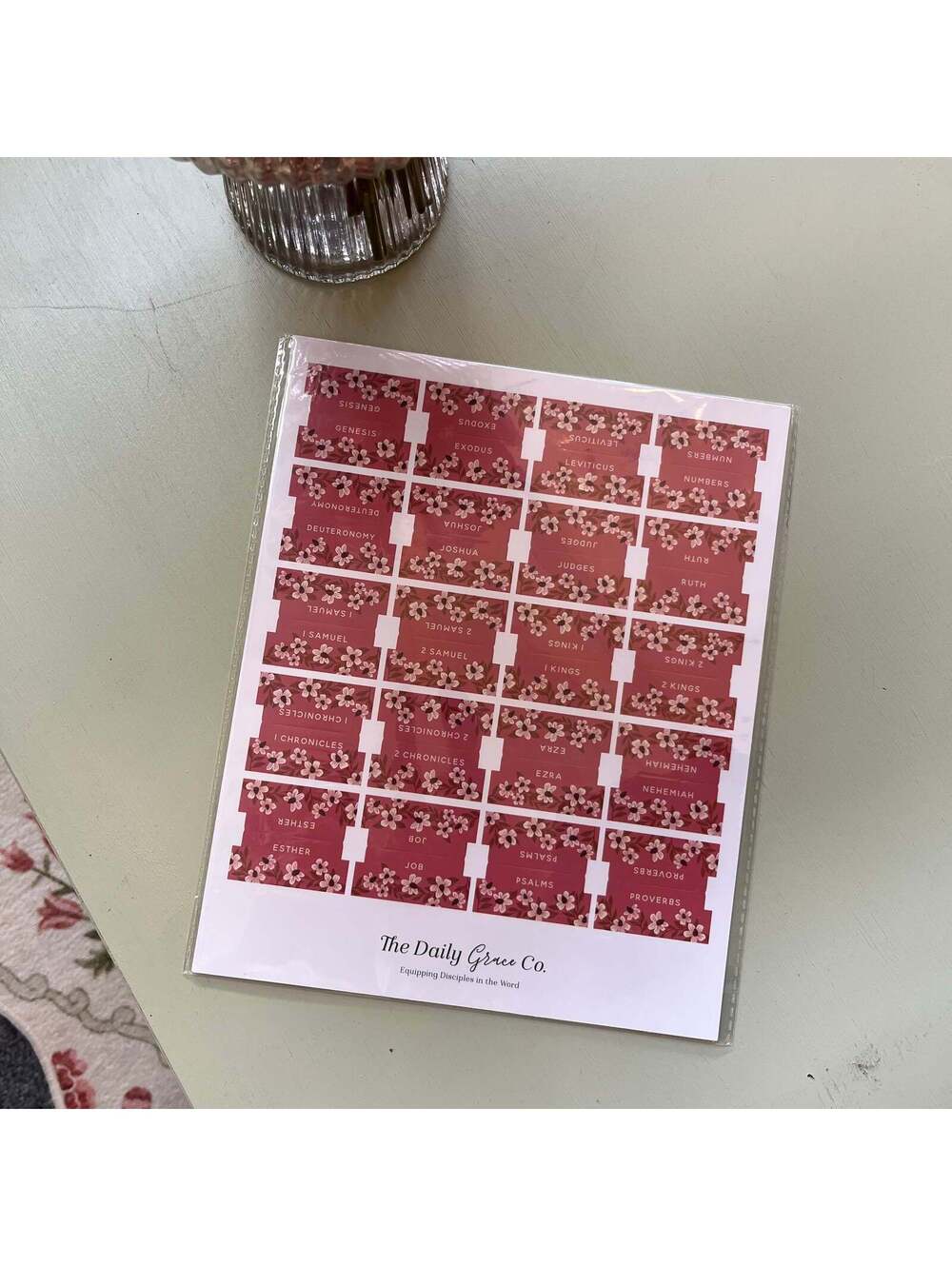 NWT Floral Bible Tabs